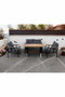 Hanah Home Conjunto de Jardín Nergiz 2+1+1 - Azul Oscuro